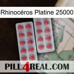 Rhinocéros Platine 25000 19